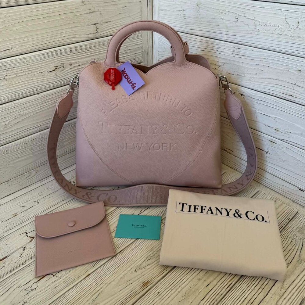 Authentic Tiffany & Co. Return to Tiffany® Handbag – Large – Pink Color